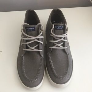 Sperry canvas high top